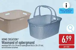 ALDI Home creation wasmand of opbergmand aanbieding