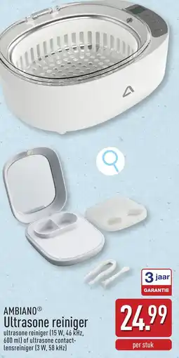 ALDI Ambiano ultrasone reiniger aanbieding