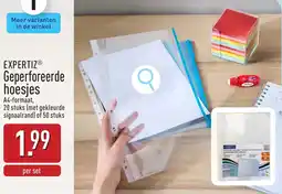 ALDI Expertiz geperforeerde hoesjes aanbieding