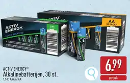 ALDI Activ energy alkalinebatterijen aanbieding