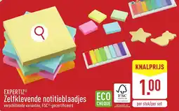 ALDI Expertiz zelfklevende notitieblaadjes eco aanbieding
