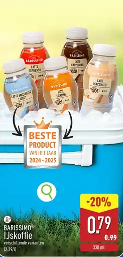 ALDI Barissimo ijskoffie aanbieding