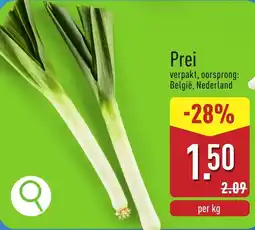 ALDI Prei aanbieding