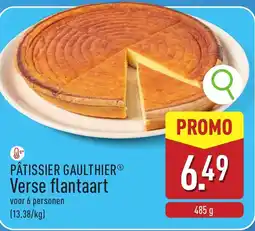 ALDI Pâtissier gaulthier verse flantaart aanbieding