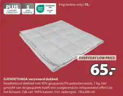Jysk Gjendetunga Verzwaard Dekbed aanbieding