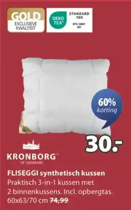 Jysk Fliseggi Synthetisch Kussen aanbieding