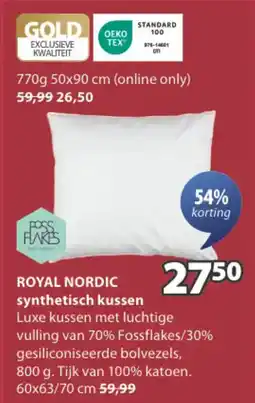 Jysk Royal Nordic Synthetisch Kussen aanbieding