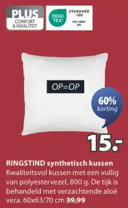 Jysk Ringstind Synthetisch aanbieding