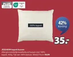 Jysk Jessheim Kapok Kussen aanbieding