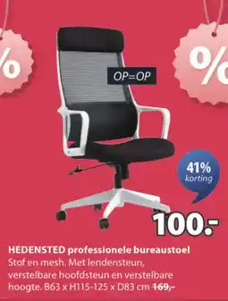 Jysk Hedensted Professionele Bureaustoel aanbieding