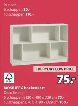 Jysk Mosbjerg Boekenkast aanbieding