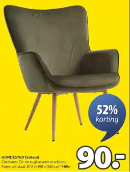 Jysk Hundested Fauteuil aanbieding