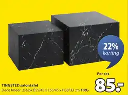 Jysk Tingsted Salontafel aanbieding