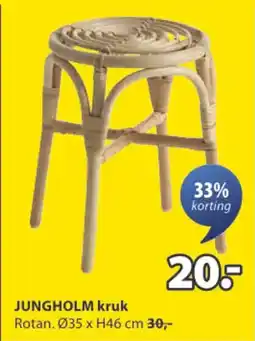 Jysk Jungholm Kruk aanbieding