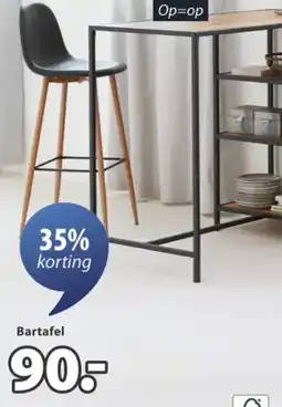 Jysk Trappedal Bartafel aanbieding