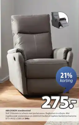 Jysk Abildskov Standenstoel aanbieding