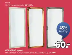 Jysk Nordborg spiegel aanbieding