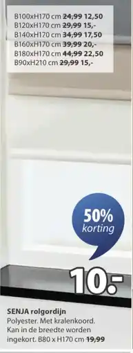 Jysk Senja Rolgordijn aanbieding
