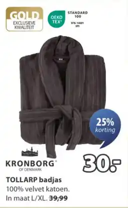 Jysk Tollarp Badjas aanbieding