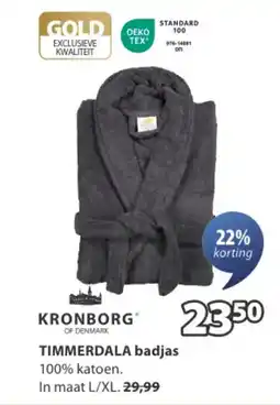 Jysk Timmerdala Badjas aanbieding