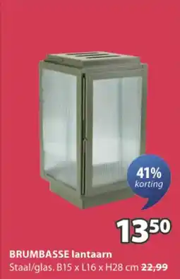 Jysk Brumbasse Lantaarn aanbieding
