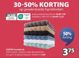 Jysk Torsby Handdoek aanbieding