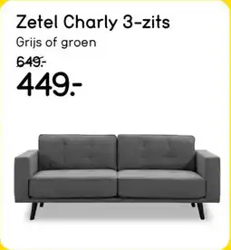 Leen Bakker Zetel Charly aanbieding