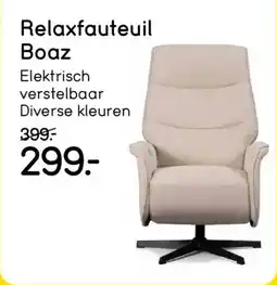 Leen Bakker Relaxfauteuil Boaz aanbieding