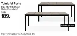 Leen Bakker Tuintafel Porto aanbieding