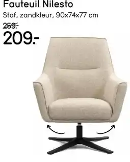 Leen Bakker Fauteuil Nilesto aanbieding