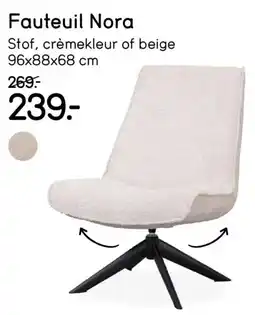 Leen Bakker Fauteuil Nora aanbieding