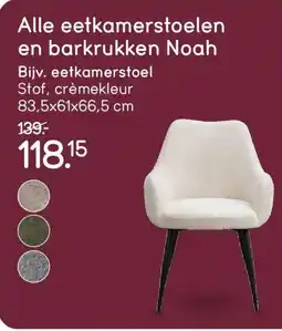 Leen Bakker Eetkamerstoel Noah aanbieding