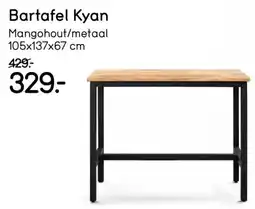 Leen Bakker Bartafel Kyan aanbieding