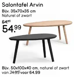 Leen Bakker Salontafel Arvin aanbieding