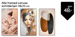 Leen Bakker Alle framed canvas schilderijen aanbieding