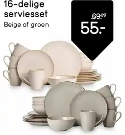 Leen Bakker Serviesset aanbieding