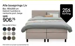 Leen Bakker Alle boxsprings Liv aanbieding