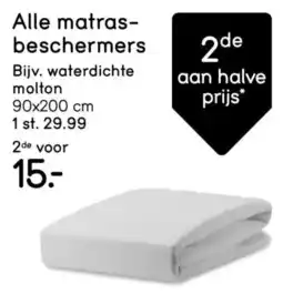 Leen Bakker Alle Matrasbeschermers aanbieding