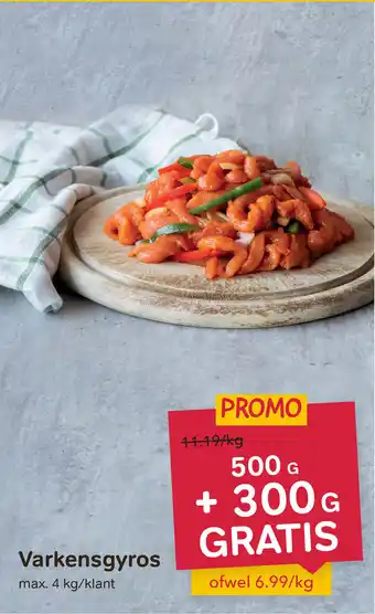 Bon Ap Varkensgyros aanbieding
