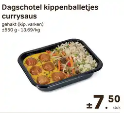 Bon Ap Dagschotel kippenballetjes currysaus aanbieding