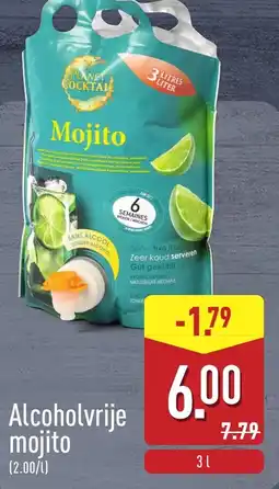 ALDI Alcoholvrije mojito aanbieding