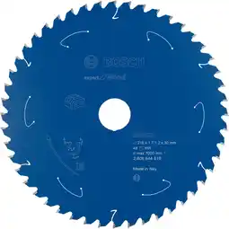 Coolblue Bosch Cirkelzaagblad ACCU Expert for Wood 216x30x1.7/1.2x48T aanbieding