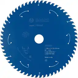 Coolblue Bosch Cirkelzaagblad ACCU Expert for Wood 254x30x2.1/1.6x60T aanbieding