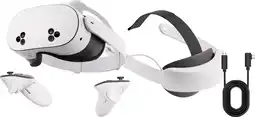 Coolblue Meta Quest 3S 256GB + Link Cable + Elite Strap met batterij aanbieding