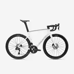 Decathlon Racefiets RCR Shimano 105 DI2 12S vermogenssensor wit aanbieding