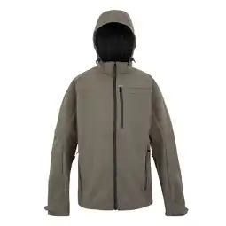 Decathlon Heren Arana Waterdichte Soft Shell Jas (Boom/zwart) aanbieding