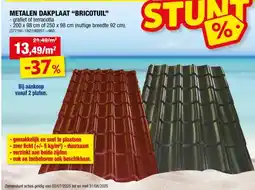 Hubo METALEN DAKPLAAT BRICOTUIL aanbieding