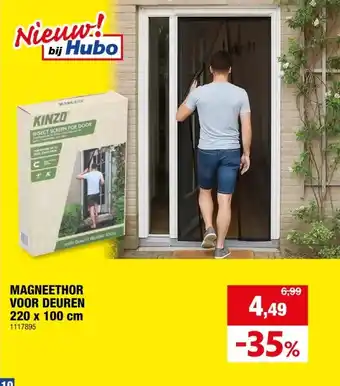 Hubo MAGNEETHOR VOOR DEUREN 220 x 100 cm aanbieding