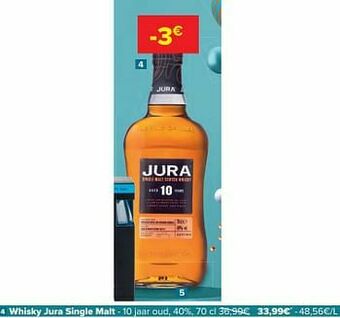 Carrefour Whisky jura single malt aanbieding