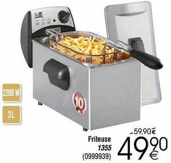 Cora Fritel friteuse 1355 aanbieding